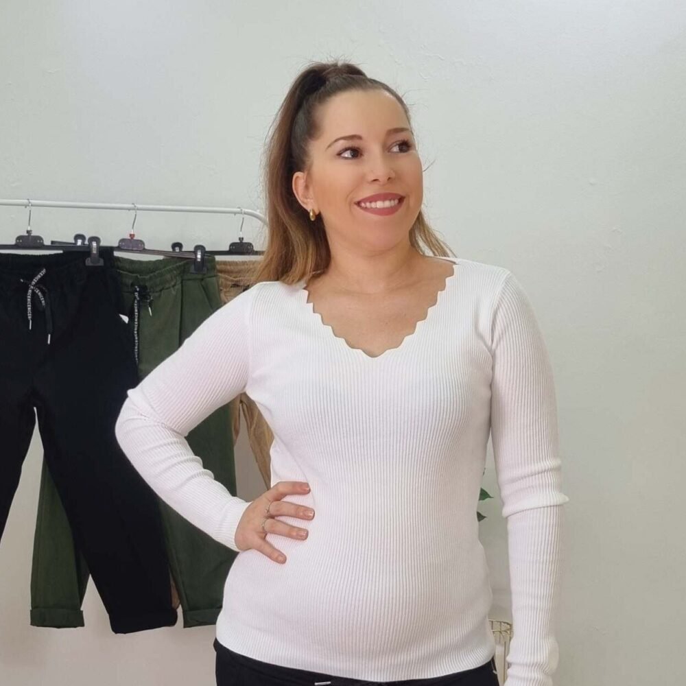 ΠΛΕΚΤΗ ΡΙΠ ΜΠΛΟΥΖΑ ΛΕΥΚΗ