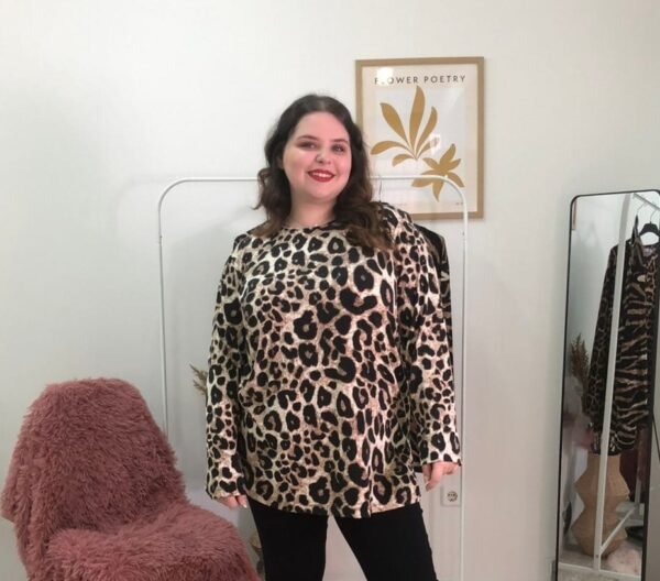 ΜΠΛΟΥΖΑ ANIMAL PRINT-  LEOPARD