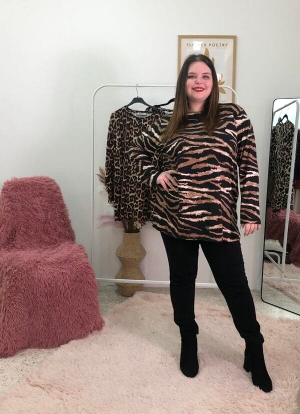 ΜΠΛΟΥΖΑ ANIMAL PRINT-  ZEBRA