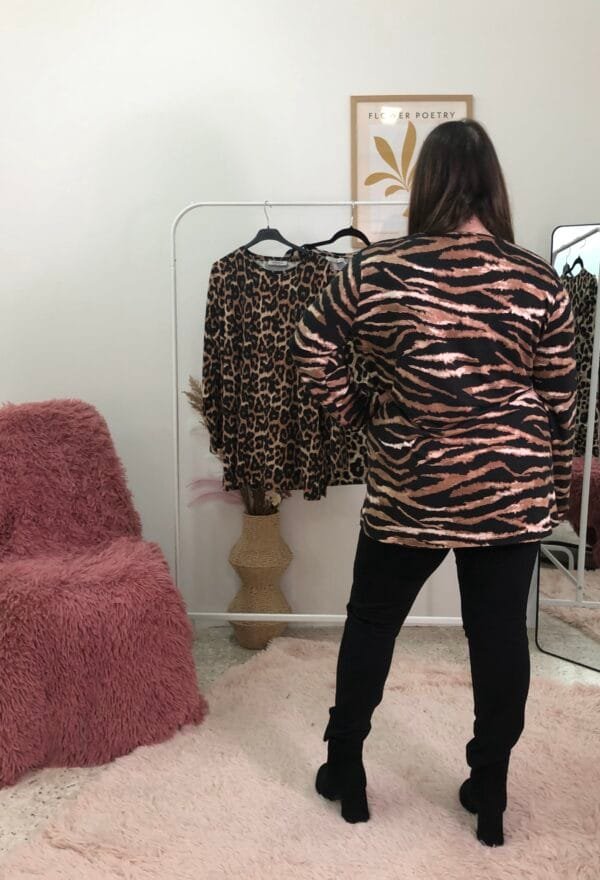 ΜΠΛΟΥΖΑ ANIMAL PRINT-  ZEBRA - Image 3
