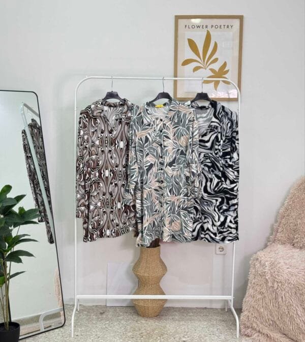 PRINTED SHIRT DRESS- ΠΟΥΚΑΜΙΣΑ - Image 5
