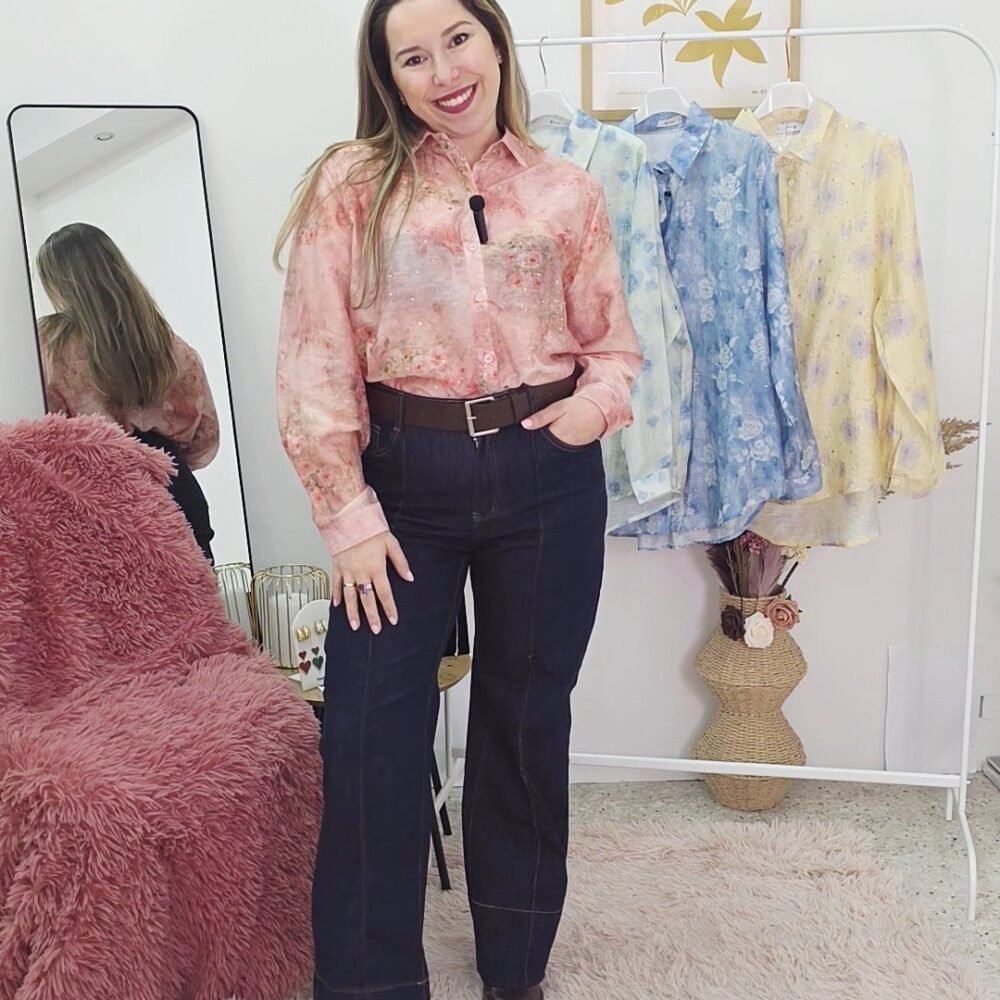 *ΠΟΥΚΑΜΙΣΟ ΜΕ ΣΤΡΑΣ-PINK