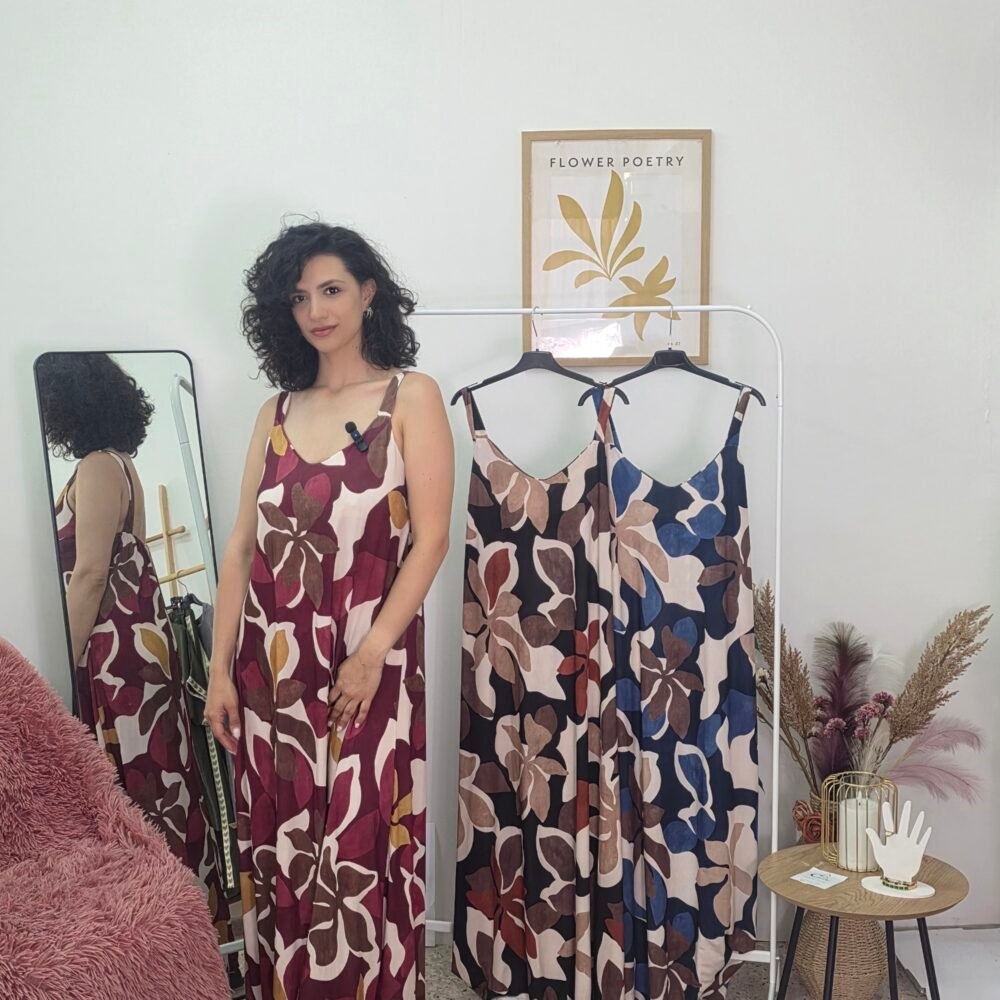 FLORAL BLOOM MAXI ΦΟΡΕΜΑ